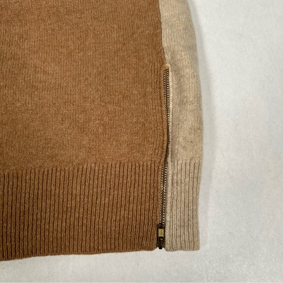 J. Crew Color Block Sweater with Double Zippers - Picture 7 of 14